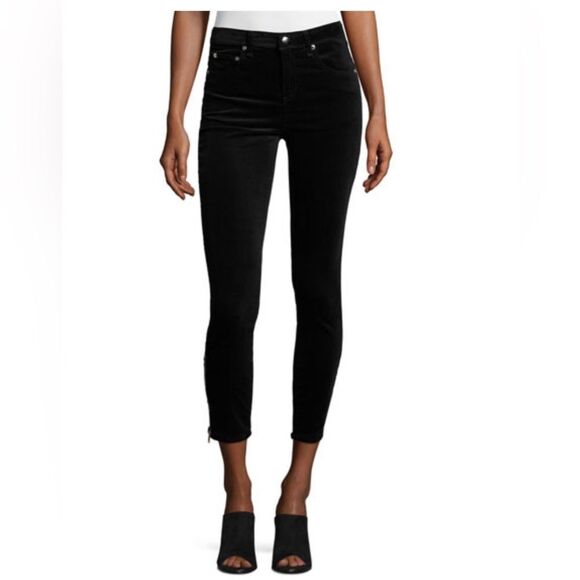 rag & bone Denim - Rag & Bone 28 *VELVET* Stretch Capri Zipper Ankle Capri Jeans